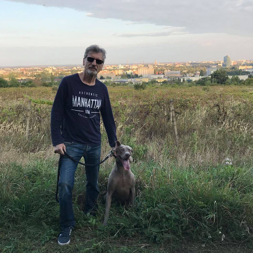 Stanislav Winkler v prírode nad Bratislavou